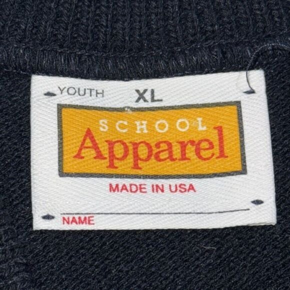 Youth XL V-Neck Navy Blue School Apparel Sweater Vest - Picture 3 of 6